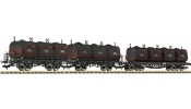 FLEISCHMANN 526506 3-tlg. Set Kohlekübelwagen, Niederschlesisches Steinkohlen-Syndikat (Teil 2) FLEISCHMANN 526506 3-tlg. Set Kohlekübelwagen, Niederschlesisches Steinkohlen-Syndikat (Teil 2)