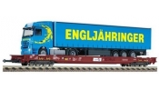 FLEISCHMANN 527402 RoLa teherkocsi, ÖBB, betétkocsi, Engljähringer kamionnal FLEISCHMANN 527402 RoLa teherkocsi, ÖBB, betétkocsi, Engljähringer kamionnal