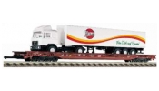 FLEISCHMANN 5279 8-achsiger Wagen Rollende Landstraße für LKW-Transporte, Bauart Saadkms.690 der DB AG FLEISCHMANN 5279 8-achsiger Wagen Rollende Landstraße für LKW-Transporte, Bauart Saadkms.690 der DB AG