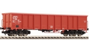 FLEISCHMANN 528313 Nyitott négytengelyes teherkocsi, DB-AG, verkehrsrot FLEISCHMANN 528313 Nyitott négytengelyes teherkocsi, DB-AG, verkehrsrot
