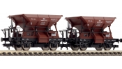 FLEISCHMANN 581106 Önürítős teherkocsi készlet (2 részes), TALBOT, DB, III-IV FLEISCHMANN 581106 Önürítős teherkocsi készlet (2 részes), TALBOT, DB, III-IV