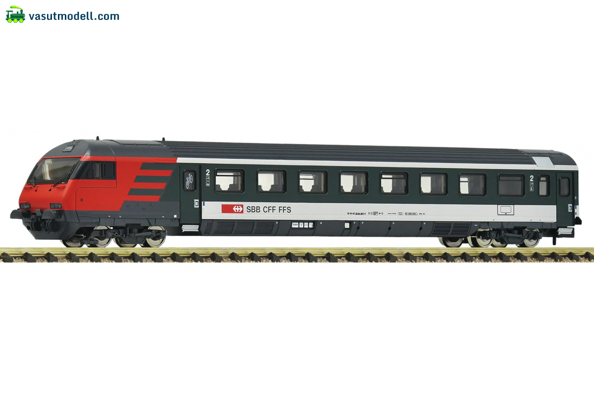 FLEISCHMANN 6260059 Vezérlőkocsi, 2. osztály, SBB, V, DCC FLEISCHMANN 6260059 Vezérlőkocsi, 2. osztály, SBB, V, DCC