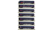 FLEISCHMANN 6260065 7-tlg. Set: Nightjet, ÖBB