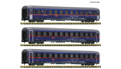 FLEISCHMANN 6260084 3er Set Eurofima ÖBB Nightjet