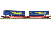 FLEISCHMANN 6660050 Doppeltwg.T3000e DB-AG + LKW Walter Auflieger