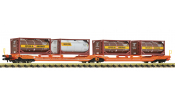 FLEISCHMANN 6660052 Doppeltwg.T3000e Wascosa + Bertschi Tankcontainer
