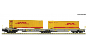 FLEISCHMANN 6660069 Doppeltaschenwagen T2000 AAE+DHL