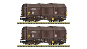 FLEISCHMANN 6660075 2-tlg. Set: Teleskophaubenwagen, RCW