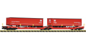 FLEISCHMANN 6660103 Doppeltaschenwagen T3000e DB-AG+DB Cargo
