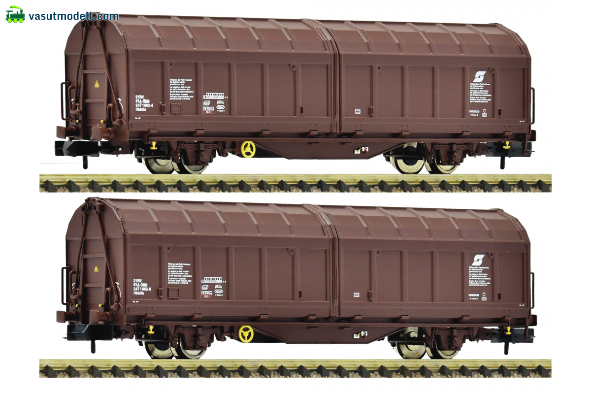 FLEISCHMANN 6660129 2er Set Schiebewandwagen FLEISCHMANN 6660129 2er Set Schiebewandwagen