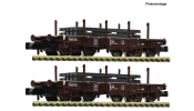 FLEISCHMANN 6660135 2er Set Schwerlastwagen ÖBB