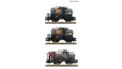 FLEISCHMANN 6660152 3er Set Kesselwagen DR Minol