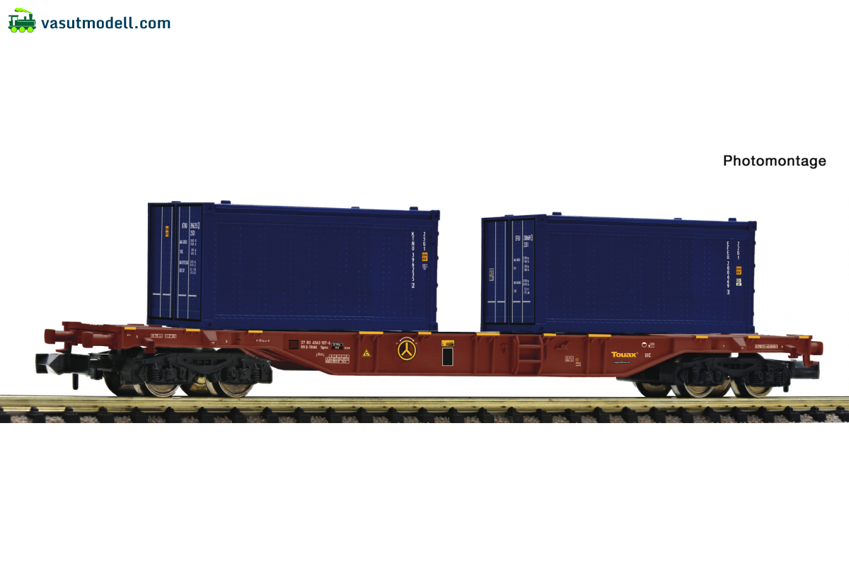 FLEISCHMANN 6660186 Containertragwagen Sgns Touax FLEISCHMANN 6660186 Containertragwagen Sgns Touax