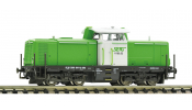 FLEISCHMANN 721283 Diesellok V100, grün/weiß, DCC-hangos