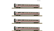 FLEISCHMANN 7760004 4-tlg. Set: Ergänzungswagen zum ICE 2 (BR 402), DB AG