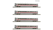 FLEISCHMANN 7760013 4er Set Ergänzungswagen ICE 1 DB-AG