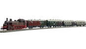 FLEISCHMANN 781503 Porosz szerelvény, T13 gőzmozodny + 4 kocsi, KPEV, I FLEISCHMANN 781503 Porosz szerelvény, T13 gőzmozodny + 4 kocsi, KPEV, I