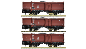 FLEISCHMANN 820530 3-tlg. Kohlewagenset Bauart Omm52, DB