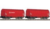 FLEISCHMANN 837907 Ponyvás teherkocsi készlet (2 részes), DB Schenker FLEISCHMANN 837907 Ponyvás teherkocsi készlet (2 részes), DB Schenker