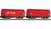 FLEISCHMANN 837909 Ponyvás teherkocsi készlet (2 részes), DB Cargo FLEISCHMANN 837909 Ponyvás teherkocsi készlet (2 részes), DB Cargo