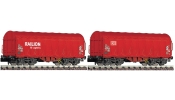 FLEISCHMANN 837910 Ponyvás teherkocsi készlet (2 részes), Railion, DB FLEISCHMANN 837910 Ponyvás teherkocsi készlet (2 részes), Railion, DB