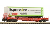 FLEISCHMANN 845345 Nyitott (zsebes) teherkocsi, Espresso, DB-AG, VI FLEISCHMANN 845345 Nyitott (zsebes) teherkocsi, Espresso, DB-AG, VI