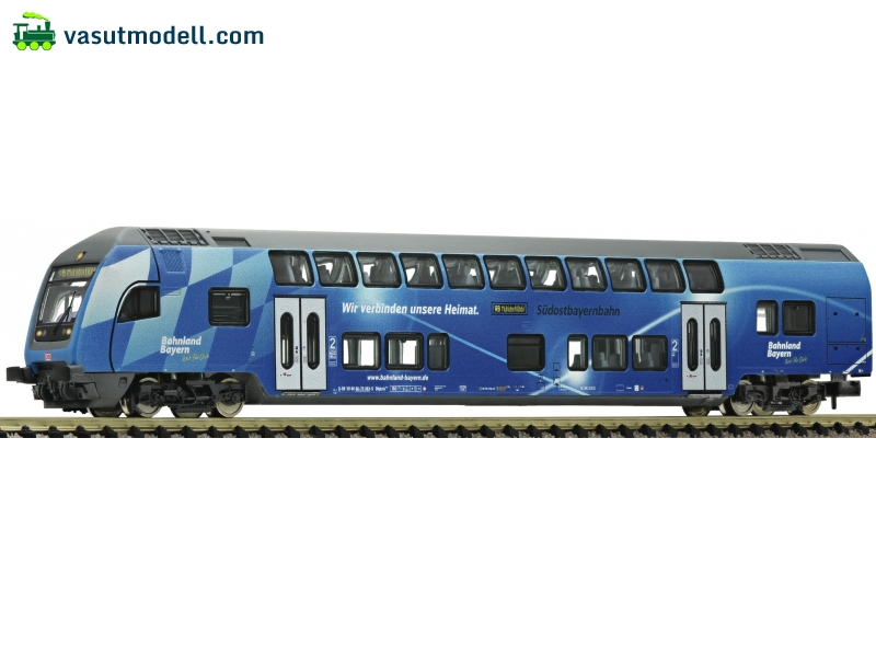 FLEISCHMANN 862085 Vezérlőkocsi, emeletes, 2. osztály, DBpbzfa766, Südostbayernbahn, DB-AG, VI FLEISCHMANN 862085 Vezérlőkocsi, emeletes, 2. osztály, DBpbzfa766, Südostbayernbahn, DB-AG, VI