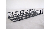HACK 10250 V30-2 Fém rácsos híd, 30 cm, 2 vágányos, 55 mm Gleisabst. (szürke)