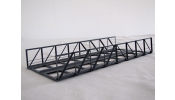 HACK 10301 V30-2-64-b Fém rácsos híd, 30 cm, 2 vágányos, 64 mm Gleisabst (szürke)