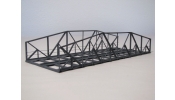 HACK 10410 VB30-2 Fém rácsos híd, 30 cm, 2 vágányos, 50 mm Gleisabst (szürke)
