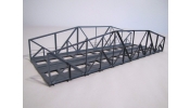 HACK 10431 VB30-2-64-b Fém rácsos híd, 30 cm, 2 vágányos, 64 mm Gleisabst (kék)