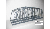 HACK 13300 B42-2 Fém íves híd, 42 cm, 2 vágányos (szürke)