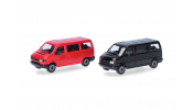 HERPA 012805-003 MiKi VW T4 Bus rot und schwarz