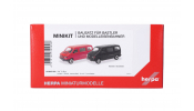 HERPA 012805-003 MiKi VW T4 Bus rot und schwarz