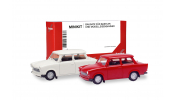 HERPA 013901-003 MiKi Trabant 601 Lim. weiß rot HERPA 013901-003 MiKi Trabant 601 Lim. weiß rot
