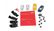 HERPA 013956-002 MiKi VW Golf IV 4-tü.blau gelb HERPA 013956-002 MiKi VW Golf IV 4-tü.blau gelb