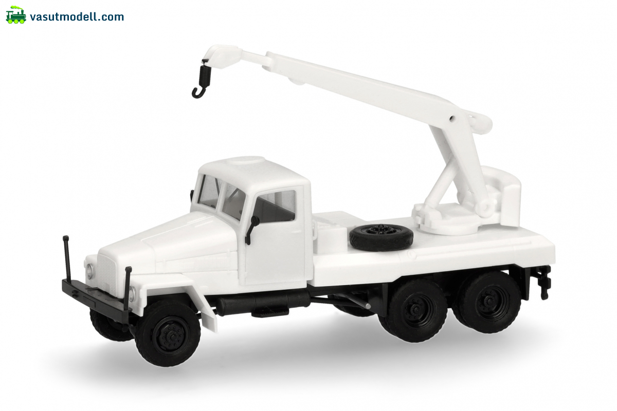 HERPA 014205 MiKi IFA G5 Kran-LKW 3a, weiß HERPA 014205 MiKi IFA G5 Kran-LKW 3a, weiß