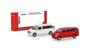 HERPA 014212 MiKi MB Vito Bus weiß/rot 2St.