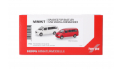 HERPA 014212 MiKi MB Vito Bus weiß/rot 2St.