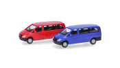 HERPA 014236 MiKi MB Vito Bus 2003 rot/blau