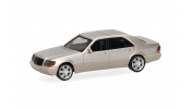 HERPA 030946-002 Mercedes-Benz 600 SEL V12 mit Brabus-Felgen, rauchsilber metallic
