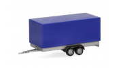 HERPA 052627-004 PKW-Planenanhänger 2a, blau