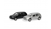 HERPA 066952 N/2er Set VW Golf IV schwarz/s HERPA 066952 N/2er Set VW Golf IV schwarz/s