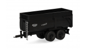 HERPA 077095 Krampe Kippmuldenanhänger BigBody 650 2achs, schwarz