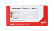 HERPA 081320-002 Teileservice Pritsche/Plane 8m für 3achs Hängerfahrgestell (2 Stück)
