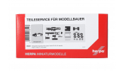 HERPA 086226 Teileservice Fahrgestell Zugmaschine 2achs Volvo FH GL XL Electric (2 Stück)