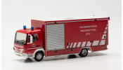 HERPA 096553 Mercedes-Benz Atego Koffer-LKW Feuerwehr Essen Wasserrettung