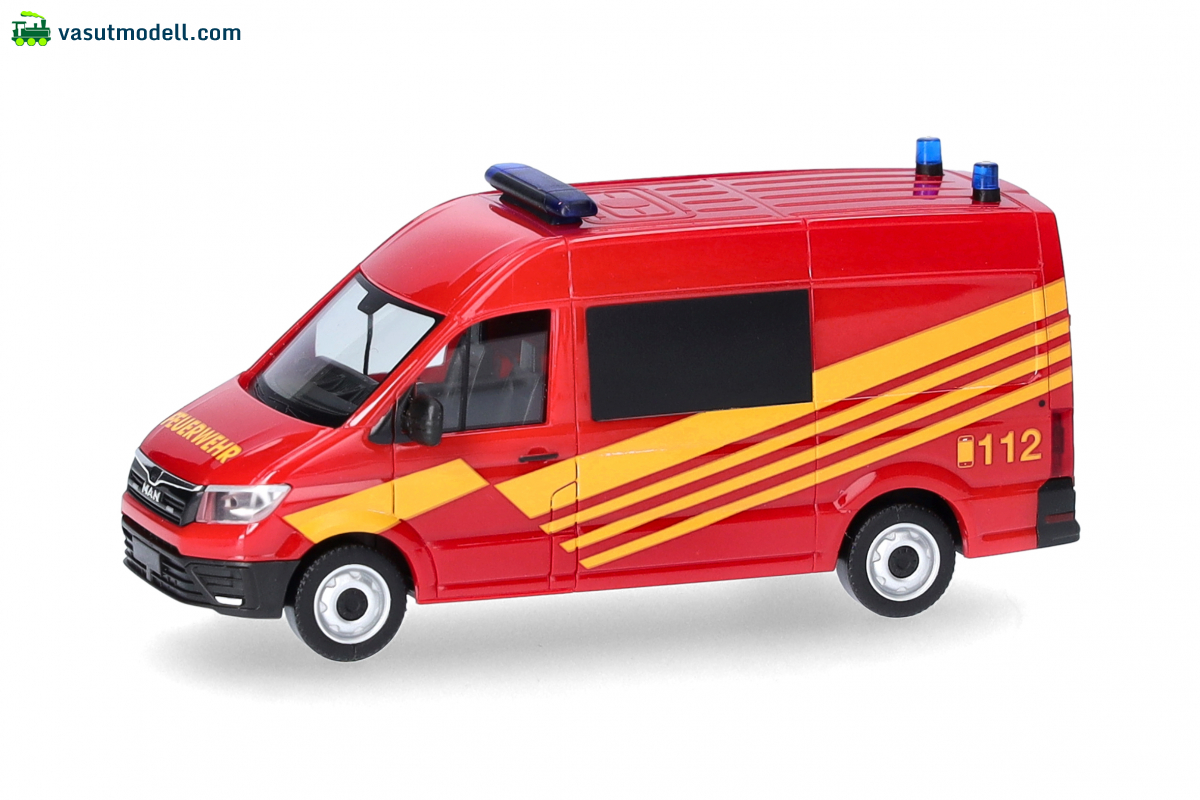 HERPA 098748 MAN TGE Halbbus Hochdach Feuerwehr HERPA 098748 MAN TGE Halbbus Hochdach Feuerwehr