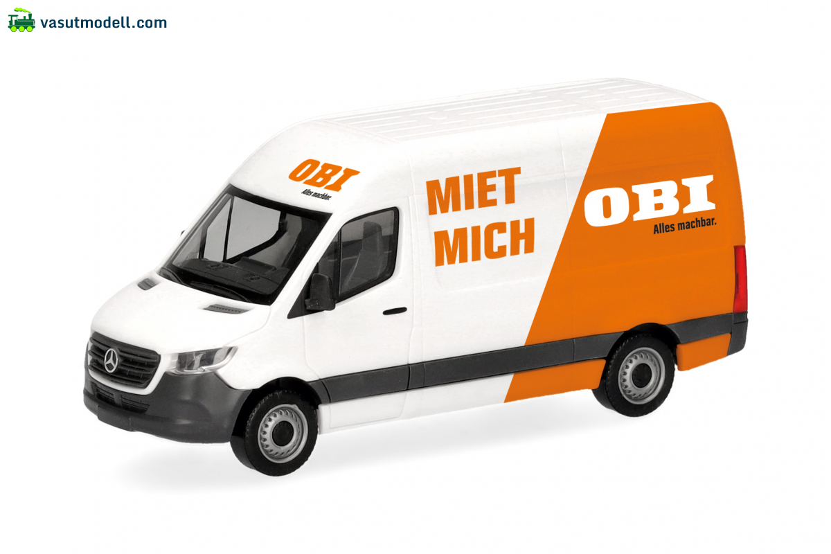 HERPA 099714 MB Sprinter 18 Kasten HD OBI HERPA 099714 MB Sprinter 18 Kasten HD OBI