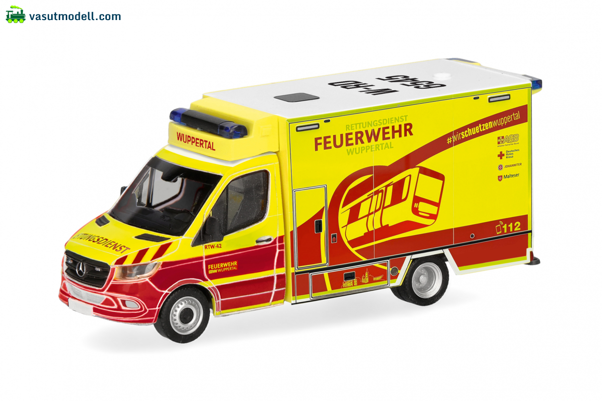 HERPA 099752 MBSprinter 18 Fahrtec RTW HERPA 099752 MBSprinter 18 Fahrtec RTW